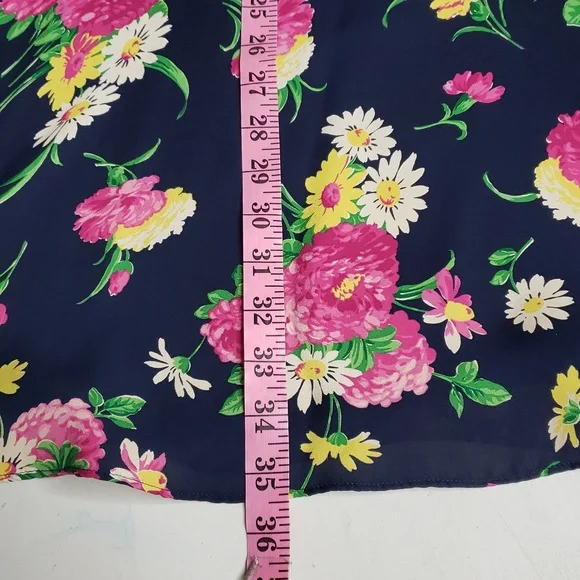 Vintage Lauren Ralph Lauren Womens Silk Floral Maxi Dress Size S Bohemian Y2K - Picture 12 of 16